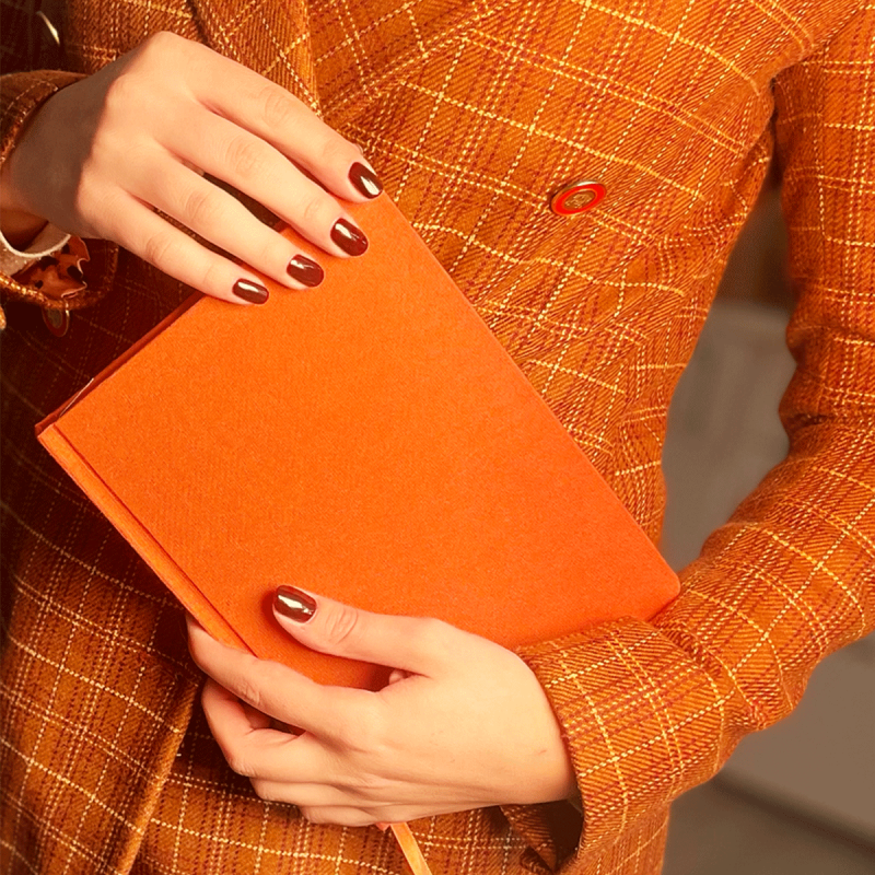 Coral Çizgili Defter 2