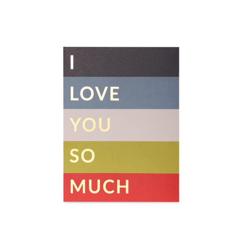 I Love You So Much, Tebrik kartı