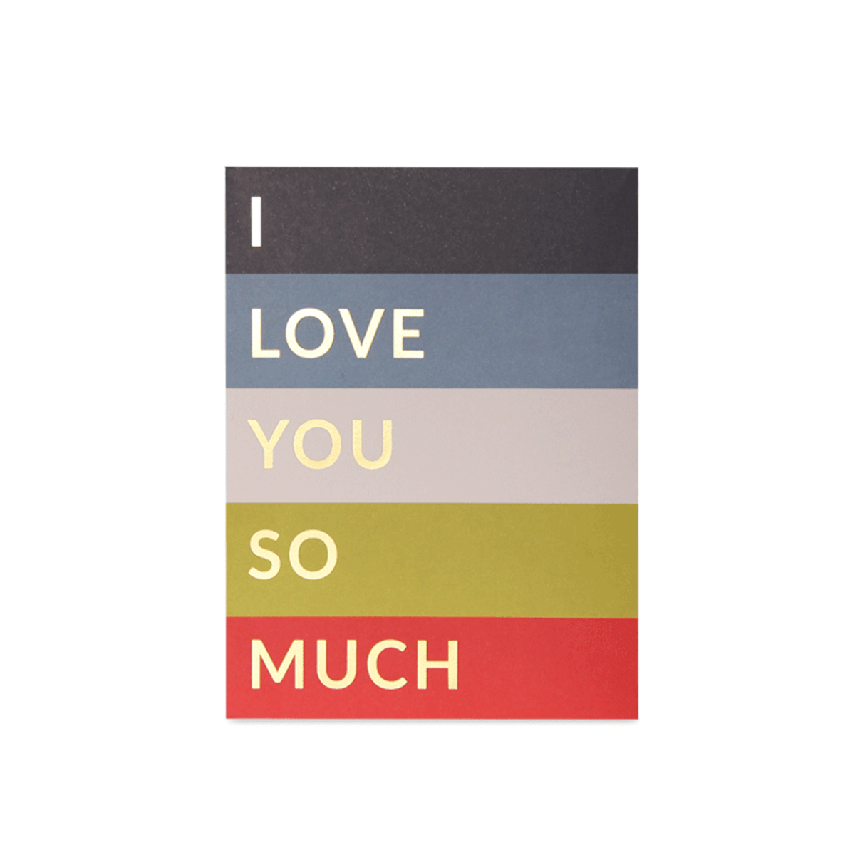 I Love You So Much, Tebrik kartı