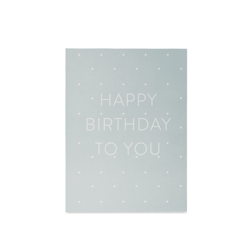 Happy Birthday To You, Tebrik kartı